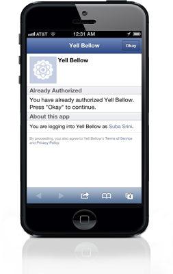 YellBellow - Instant Communicaton App